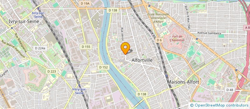 localisation de l'entreprise GHM PRO à ALFORTVILLE
