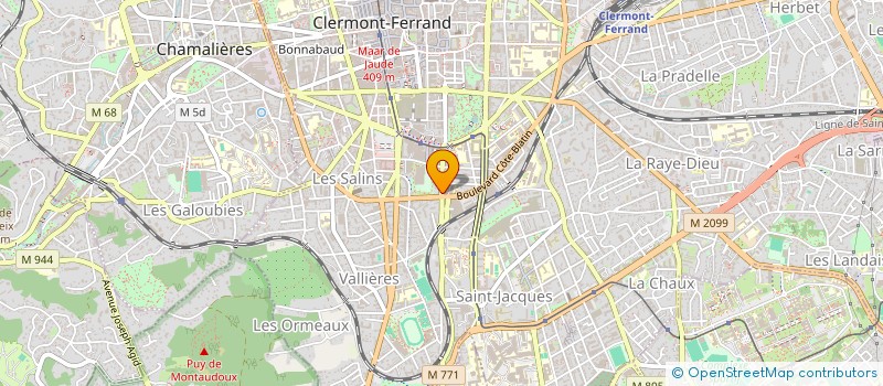 localisation de l'entreprise GHMADH  CLERMONT-FERRAND