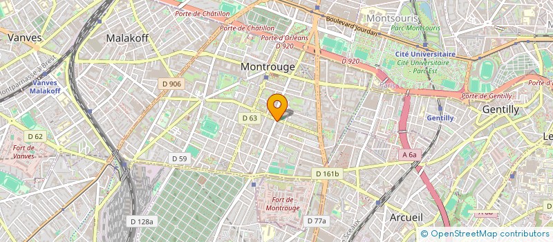 localisation de l'entreprise GHMOUCH ALI ET BOUDMIN ALI  MONTROUGE