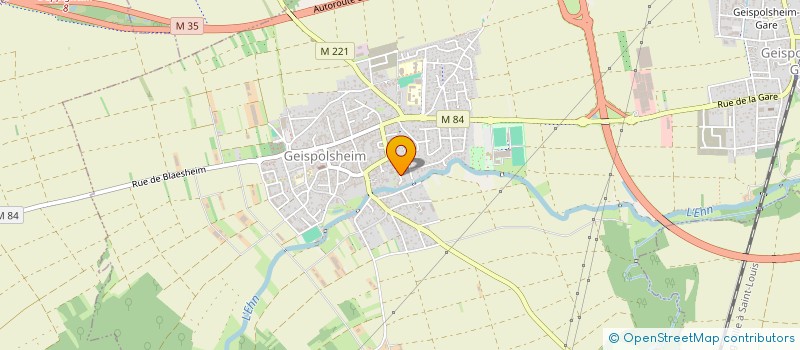 localisation de l'entreprise GHMS  GEISPOLSHEIM