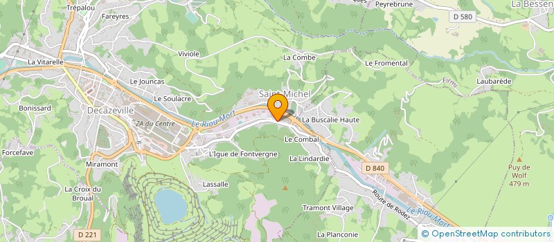 localisation de l'entreprise GHMV - GROUPEMENT HYDRO MECANIC VALLEE à DECAZEVILLE