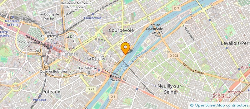 localisation de l'entreprise GHO BESANCON LA CITY PREFECTURE à COURBEVOIE