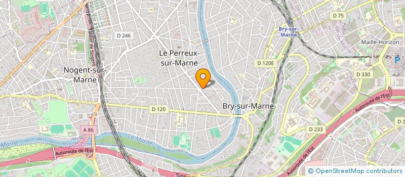 localisation de l'entreprise GHODBANE  LE PERREUX-SUR-MARNE