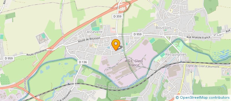 localisation de l'entreprise GHOMS IMMOBILIER  ASSEVENT