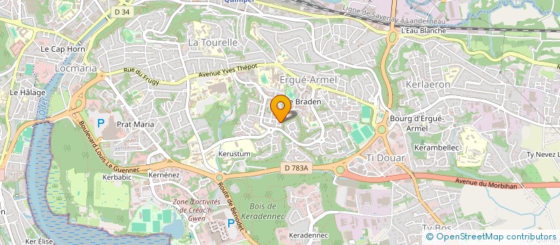 localisation de l'entreprise GHOST ARMY à QUIMPER