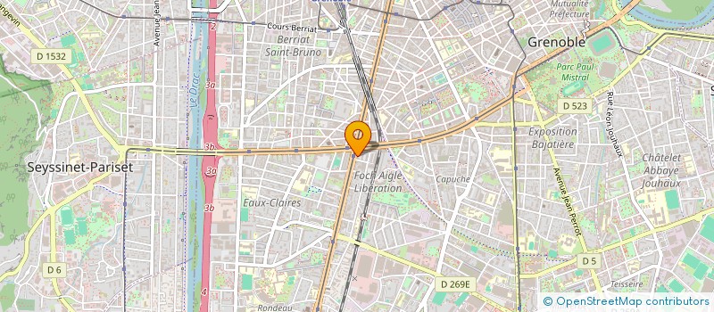 localisation de l'entreprise GHOSTCONTENT  GRENOBLE