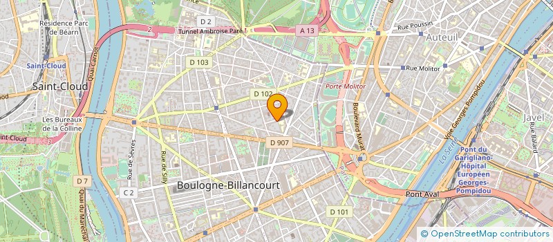 localisation de l'entreprise GHOTECH SAS à RUEIL-MALMAISON