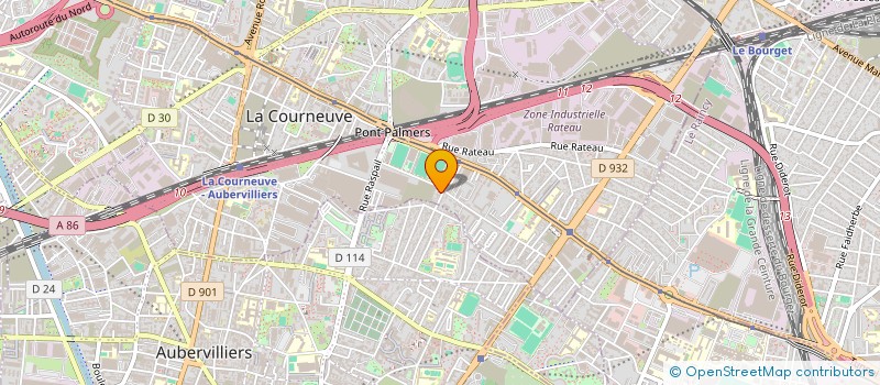 localisation de l'entreprise GHOTRA  LA COURNEUVE