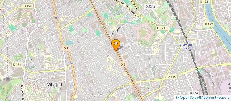 localisation de l'entreprise GHOTRA à VITRY-SUR-SEINE