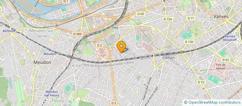 localisation de l'entreprise GHOUGASSIAN à ISSY-LES-MOULINEAUX