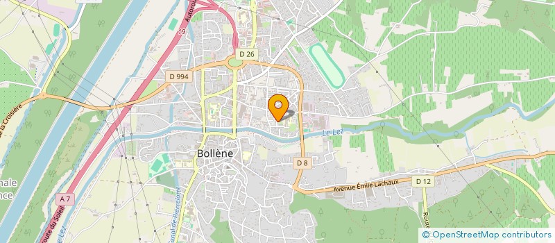 localisation de l'entreprise GHOURIZ CONSTRUCTION à BOLLENE