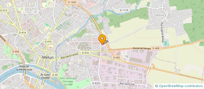 localisation de l'entreprise GHP à MELUN