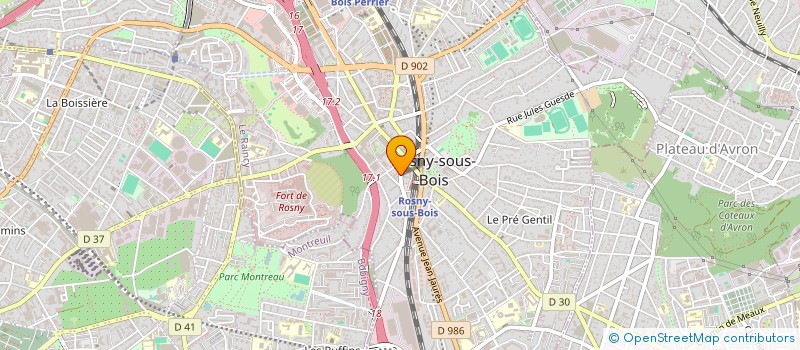 localisation de l'entreprise GHP  ROSNY-SOUS-BOIS