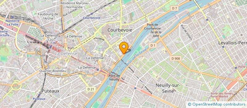 localisation de l'entreprise GHP CRETEIL LE LAC à COURBEVOIE