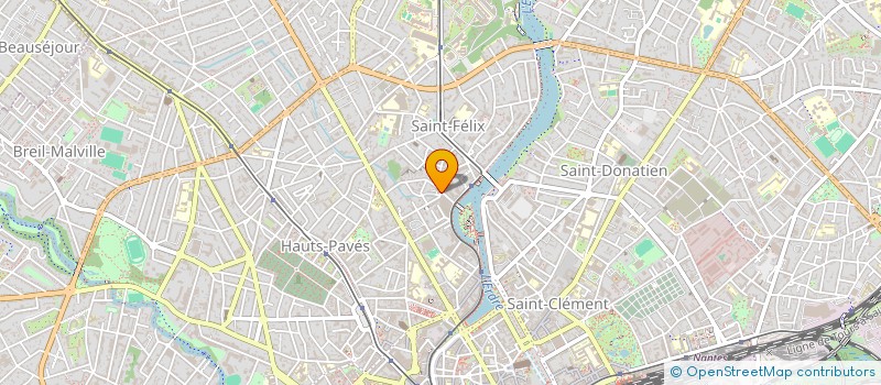 localisation de l'entreprise GHP ENVIRONNEMENT à NANTES