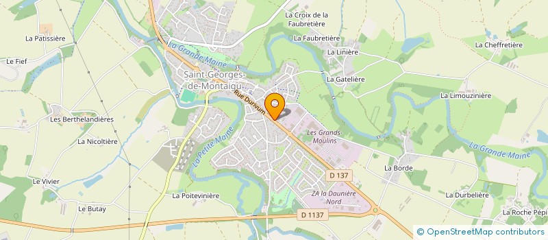 localisation de l'entreprise GHP ESTOURNET à MONTAIGU-VENDEE