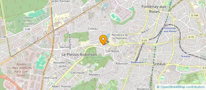 localisation de l'entreprise GHP INVEST à LE PLESSIS-ROBINSON