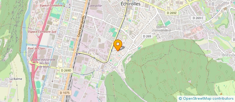 localisation de l'entreprise GHR à ECHIROLLES