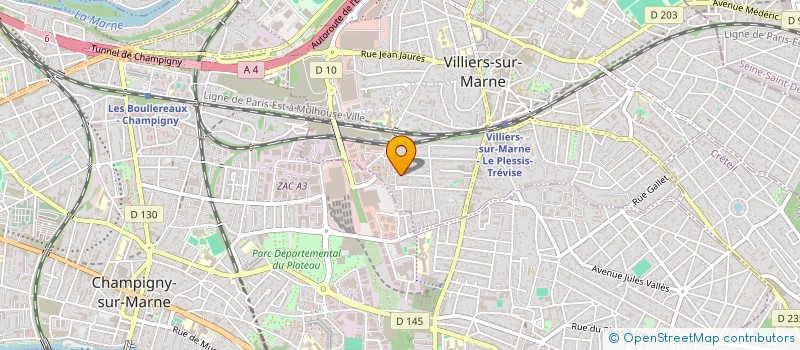 localisation de l'entreprise GHRECIA à VILLIERS-SUR-MARNE