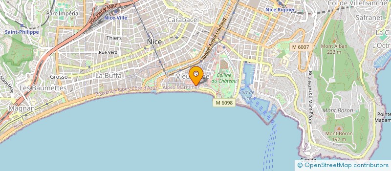 localisation de l'entreprise GHS  NICE