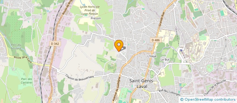 localisation de l'entreprise GHS CONCEPT SEYARET HUGHES  SAINT-GENIS-LAVAL