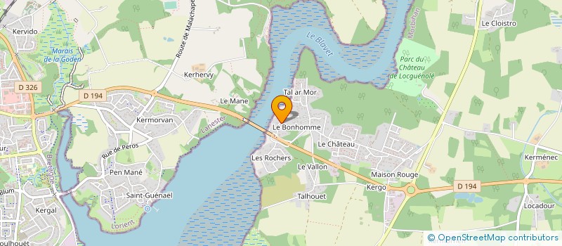 localisation de l'entreprise GHS.ELECTRICITE à KERVIGNAC