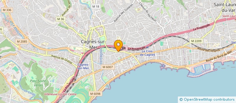 localisation de l'entreprise GHT à CAGNES-SUR-MER