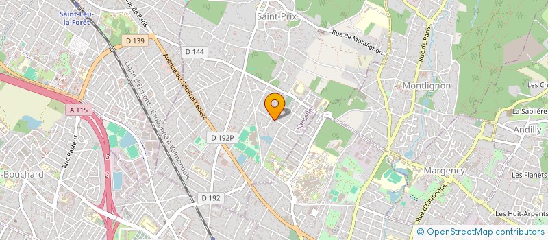 localisation de l'entreprise GHT à SAINT-PRIX