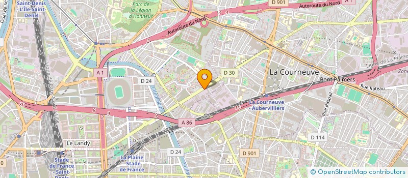 localisation de l'entreprise GHT à SAINT-DENIS