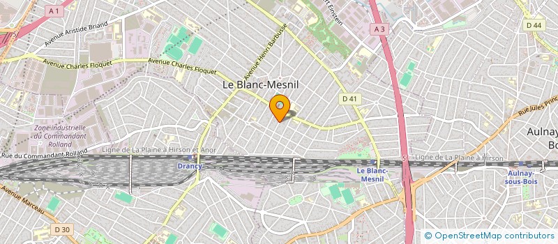 localisation de l'entreprise GHT à LE BLANC-MESNIL