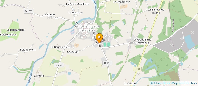 localisation de l'entreprise GHT MAYENNE  SAINT-FRAIMBAULT-DE-PRIERES