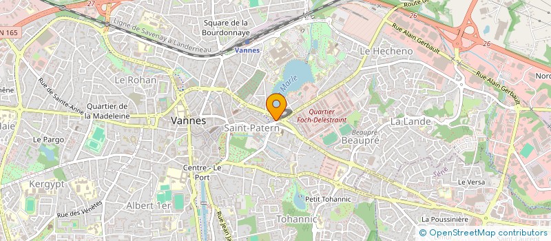 localisation de l'entreprise GHV à VANNES