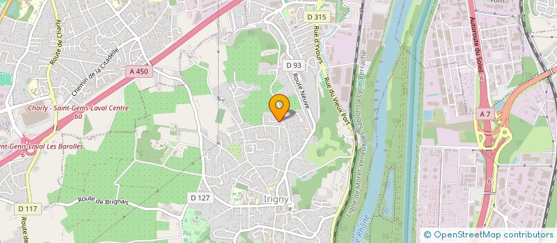 localisation de l'entreprise GHYANA  IRIGNY