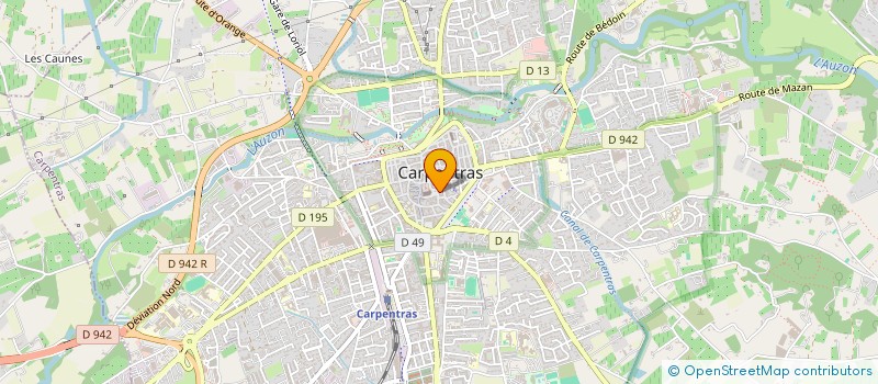 localisation de l'entreprise GHZALI EXPORT SAS à CARPENTRAS