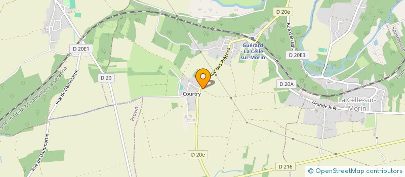 localisation de l'entreprise GI FREE  GUERARD