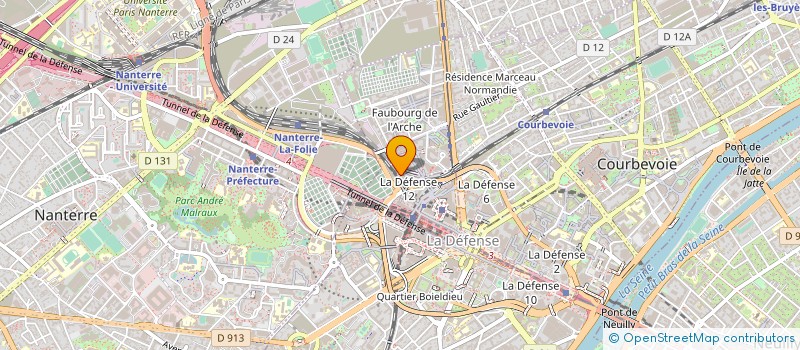 localisation de l'entreprise GI GROUP CONSULTING à COURBEVOIE
