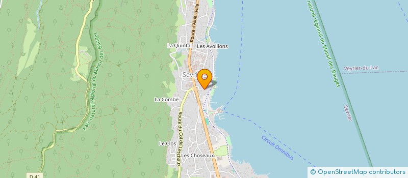 localisation de l'entreprise GI IMMOBILIER  SEVRIER