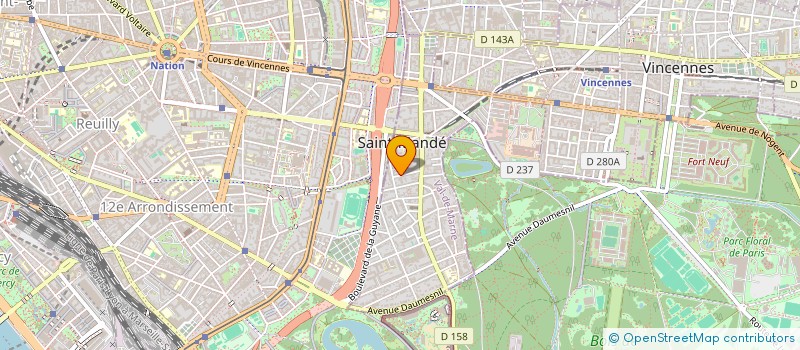 localisation de l'entreprise GI IMMOBILIER  SAINT-MANDE