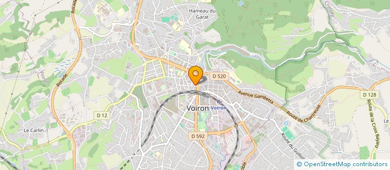 localisation de l'entreprise GI RA à VOIRON