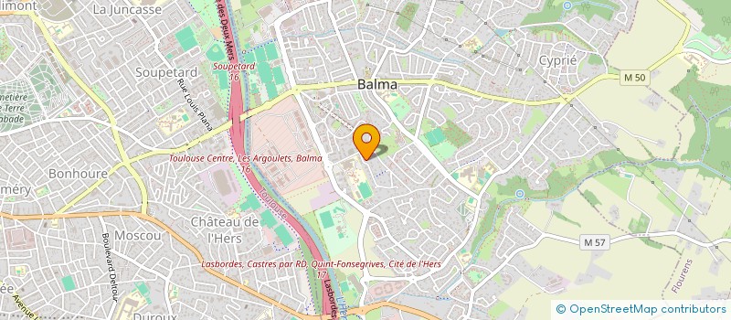 localisation de l'entreprise GI-TOUS  BALMA