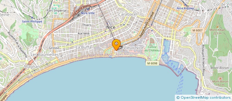localisation de l'entreprise GI4V à NICE