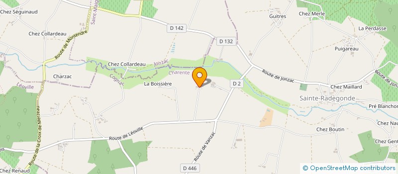 localisation de l'entreprise GIA DINH à BAIGNES-SAINTE-RADEGONDE
