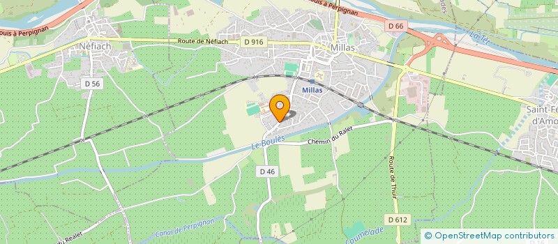 localisation de l'entreprise GIA DINH 66  MILLAS