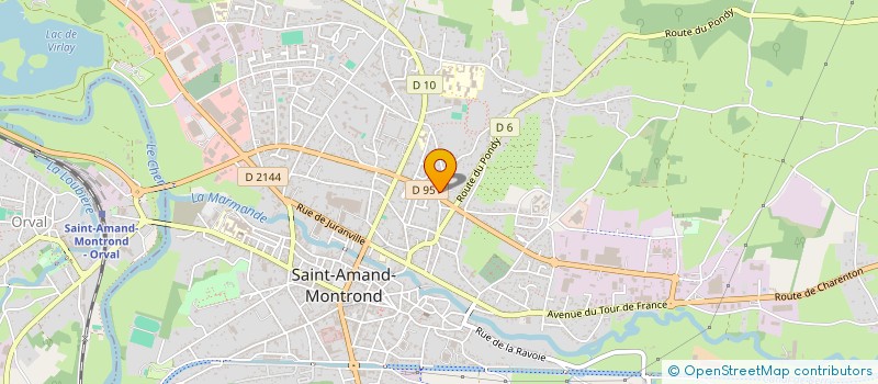 localisation de l'entreprise GIA LIEN  SAINT-AMAND-MONTROND