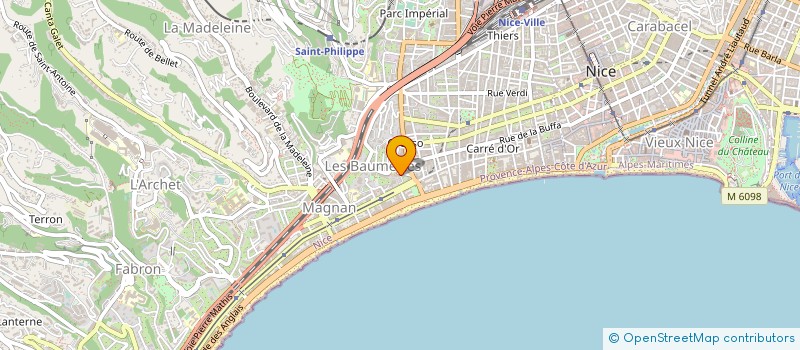 localisation de l'entreprise GIACCARDI LOUISE à NICE