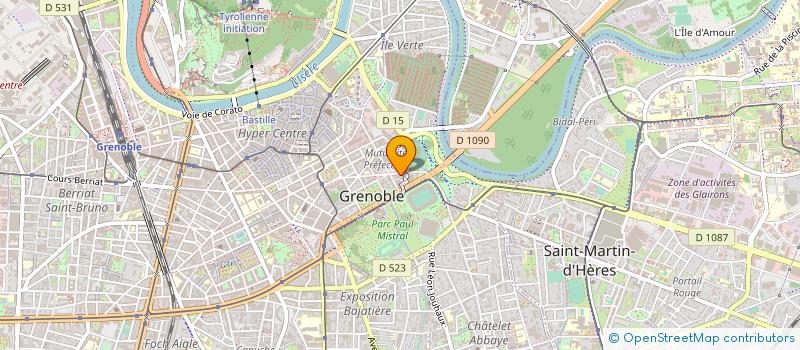 localisation de l'entreprise GIACOM  GRENOBLE