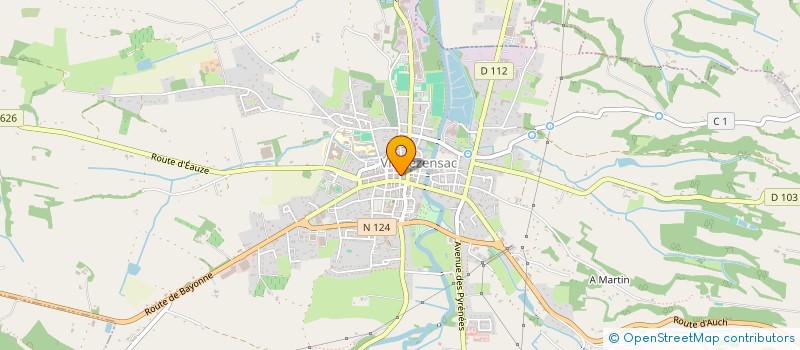 localisation de l'entreprise GIACOMAZZI à VIC-FEZENSAC