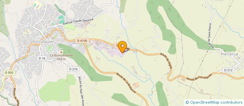 localisation de l'entreprise GIACOMONI CONSULTING à FORCALQUIER