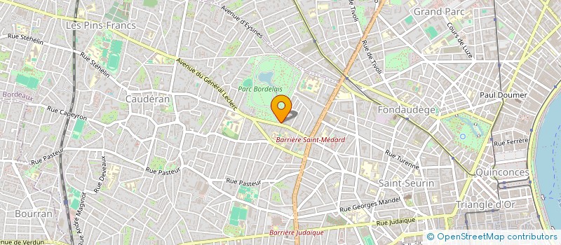 localisation de l'entreprise GIACOMOTTO MARIONNEAU ARCHITECTES  BORDEAUX