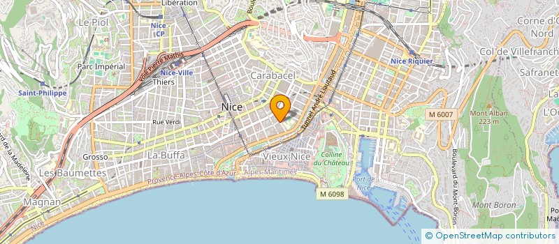 localisation de l'entreprise GIACOS à NICE